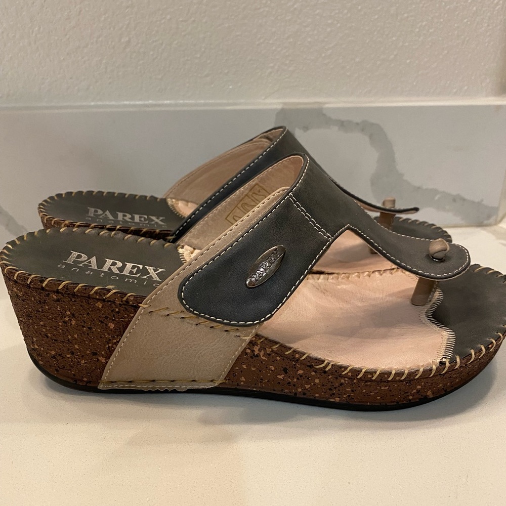 Gray Parex Sandals